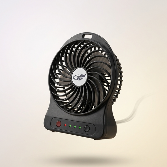 TurboCool Mini Portable Fan β 3 Speed USB Rechargeable Airflow